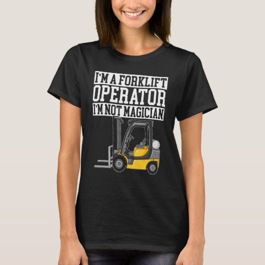フォークリフト運転士 Tシャツ (正面)