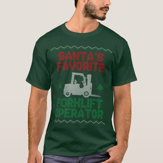 フォークリフト運転技能者 友達 Tシャツ (正面)