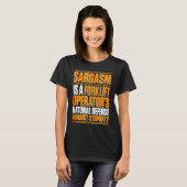 フォークリフト運転機皮肉フォークリフト運転機 Tシャツ (正面フル)