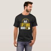 フォークリフト運転者倉庫作業者のリフトモード Tシャツ (正面フル)