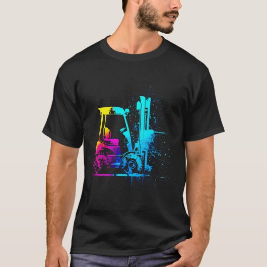 フォークリフト運転者倉庫係 Tシャツ (正面)