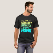 フォークリフト運転者飲酒運転者9 Tシャツ (正面フル)
