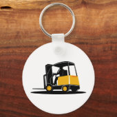 フォークリフト・レトロ キーホルダー (正面)