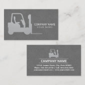 フォークリフト,ロジシック – プロフェッショナル 名刺 (正面/裏面)