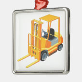フォークリフト(別名上昇トラックかフォークトラック) メタルオーナメント (左)