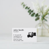 フォークリフト 名刺 (スタンド正面)