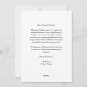 フォークロアの魔法: ロウィッチにインスパイアされたクリスマス シーズンカード (裏面)