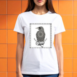 フォークロアクロウ神話ユニセックス Tシャツ