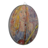 フォークロックガールリフレクション ダーツボード (正面左)