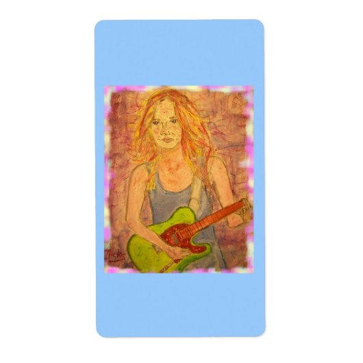 フォークロックガール ラベル (正面)