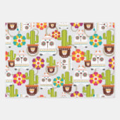 フォークロリコ模様セットA ラッピングペーパーシート (正面2)