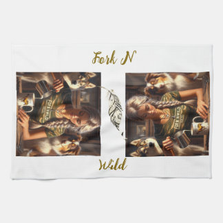 フォークワイルドキッチントール キッチンタオル