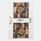 フォークワイルドキッチントール キッチンタオル (縦)