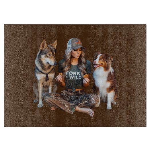 フォークンワイルドトレイ カッティングボード (正面)