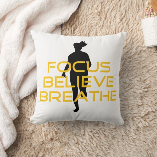 フォーク信じスリーイエロランニングーフィットネス クッション (ブランケット)