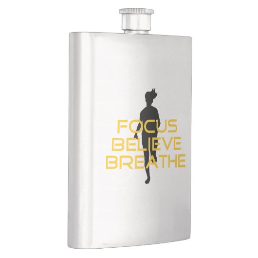 フォーク信じスリーイエロランニングーフィットネス フラスク (右)