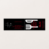 フォーク及びナイフ名刺 名刺 (外部フラット)