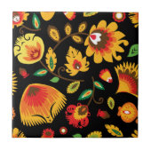 フォーク収穫民俗学 タイル (正面)