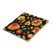 フォーク収穫民俗学 タイル (側面)