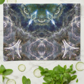 フォーク曼荼羅 キッチンタオル (折り畳み)