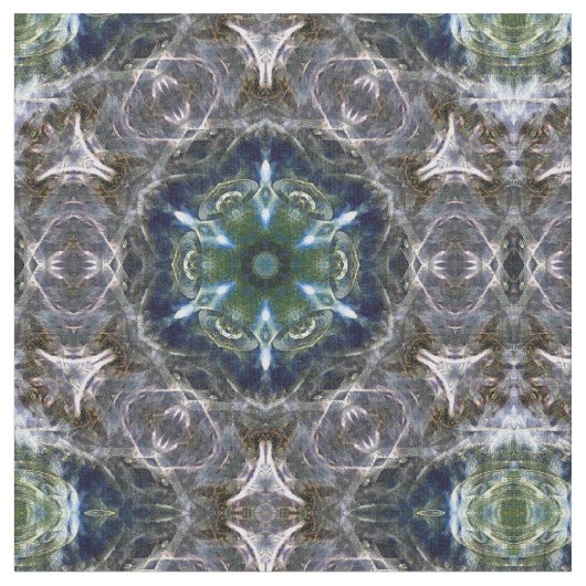 フォーク曼荼羅 ファブリック (クローズアップ)