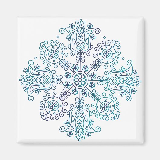 フォーク曼荼羅 マグネット (正面)