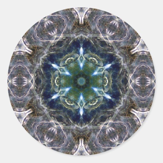 フォーク曼荼羅 ラウンドシール (正面)