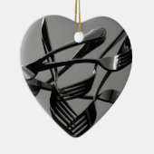 フォーク浮上 セラミックオーナメント (右)