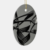 フォーク浮上 セラミックオーナメント (右)