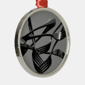 フォーク浮上 メタルオーナメント (右)