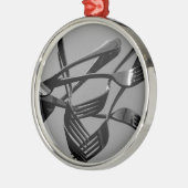 フォーク浮上 メタルオーナメント (左)