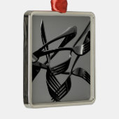 フォーク浮上 メタルオーナメント (右)