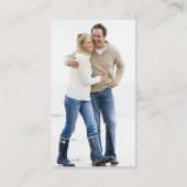 フォーク素朴ディアジャックとジルチケット//グレー 名刺 (裏面)