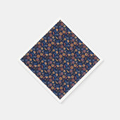 フォーク素朴フローラ スタンダードカクテルナプキン (角)
