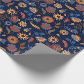 フォーク素朴フローラ ラッピングペーパー (角)