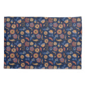 フォーク素朴フローラ 枕カバー (裏面)