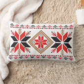 フォーク織 ランバークッション (ブランケット)