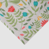 フォーク花パターンデコページティッシュペーパー 薄葉紙 (詳細)