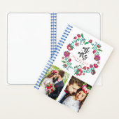 フォーク花フローラ結婚手帳 ノートブック (内側)