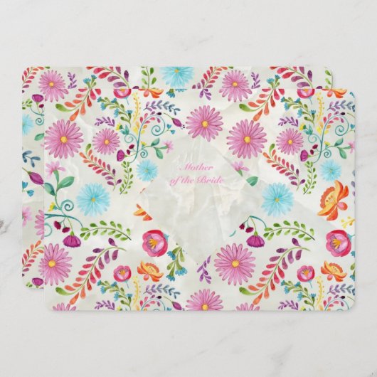 フォーク花嫁の母ギフト – カスタマイズ可能 (正面/裏面)