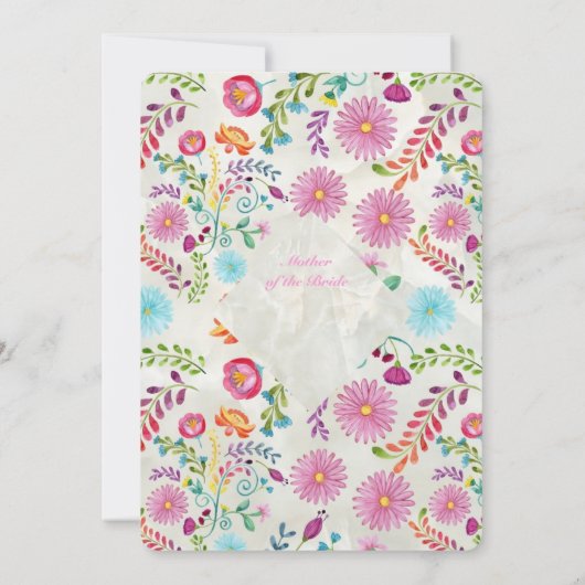 フォーク花嫁の母ギフト – カスタマイズ可能 (裏面)