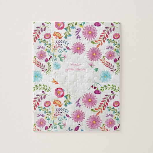 フォーク花嫁の母ギフト – カスタマイズ可能 ジグソーパズル (縦)