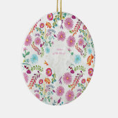 フォーク花嫁の母ギフト – カスタマイズ可能 セラミックオーナメント (右)