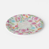 フォーク花嫁の母ギフト – カスタマイズ可能 ペーパープレート (アングル)