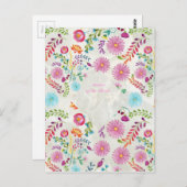 フォーク花嫁の母ギフト – カスタマイズ可能 ポストカード (正面/裏面)