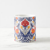 フォーク花柄 コーヒーマグカップ (中央)