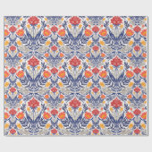 フォーク花柄 ラッピングペーパー (フラット)