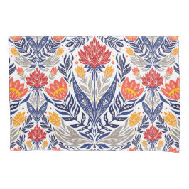 フォーク花柄 枕カバー