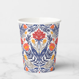 フォーク花柄 紙コップ