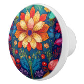 フォーク花 セラミックノブ (右)